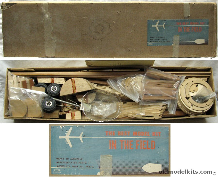Kyosho 1/18 Convair B-36 Peacemaker Bomber - 9.3 Foot Wingspan 6 Engine Flying Model Airplane plastic model kit